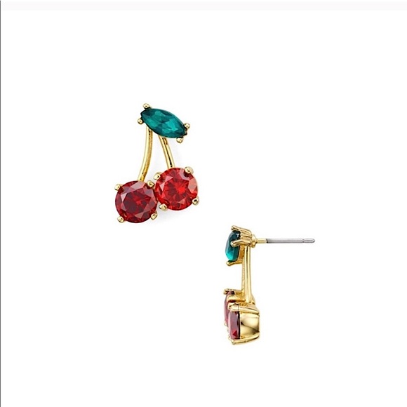 NEW kate spade Red Cherry Stud Earrings - Picture 3 of 9